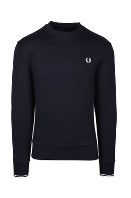 Men's Fred Perry Crew Neck Sweatshirt in Navy