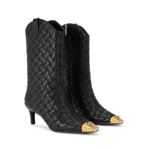 Kurt Geiger London Leather Regent Crystal Boots