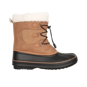 Mountain Warehouse Adaptieve sneeuwlaarzen voor kinderen/Kinderen (Tan)