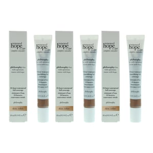 Philosophy 24-Hour Waterproof Full Coverage Concealer 10ml - 9.5 Cocoa x 3