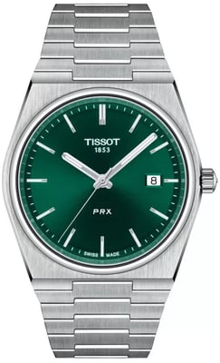 Tissot - PRX Stainless Steel Bracelet Green Dial Men's Watch