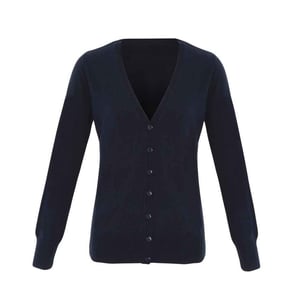 Premier Dames/Dames Essential Acryl V Hals Vest (Marine)