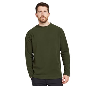 Peter Storm Men's Bracken Crew Recycled Polyester Fleece Top, Lightweight Mid-layer