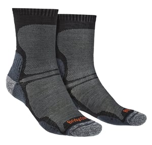 Bridgedale - Mens Hiking Ultralight Merino Wool Socks - Black
