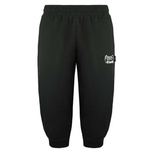 Puma x Mr Doodle Stretch Midja 3/4 Joggers Svart Dam Träningsbyxor 531019 01