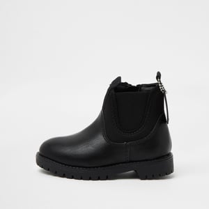 River Island Mini Kids Chelsea Boots Black Shoes