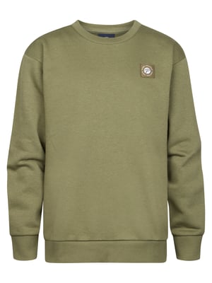 Petrol Industries - Jongens Logo Sweater Oceanic - Groen