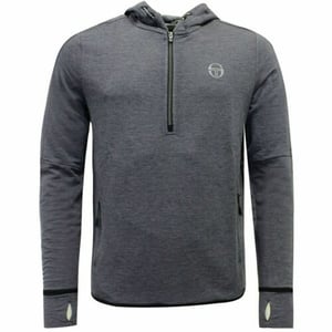 Sergio Tacchini Lange Mouw Halflange Zip Up Capuchon Grijs Heren Idra Sweaters 37678 961