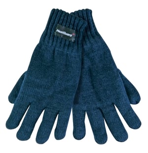 Thinsulate - Childrens Knitted Gloves | Boys Thermal Winter Gloves - Blue