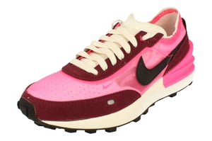 Nike Dames Waffle One Roze Sneakers