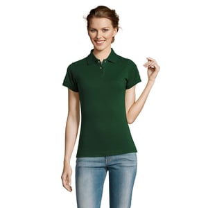 SOLS Dames/dames Prime Pique Polo Shirt (Fles groen)