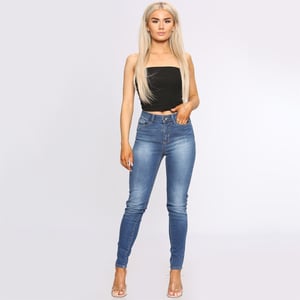 Ladies Skinny Slim Fit Denim Jeans| Enzo Designer Womenswear