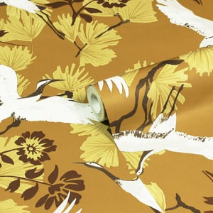 Demoiselle Botanical Printed Wallpaper