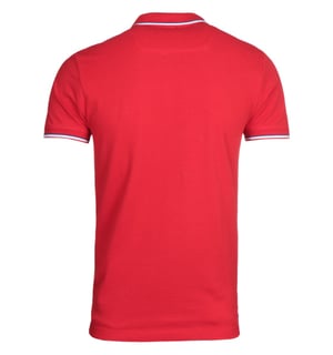 Diesel T-Randy Twin Tipped Red Polo Shirt