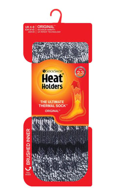 HEAT HOLDERS - Halkfria termiska strumpor med grepp för damer