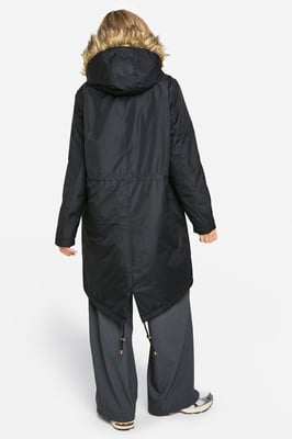 Faux Fur Trim Parka