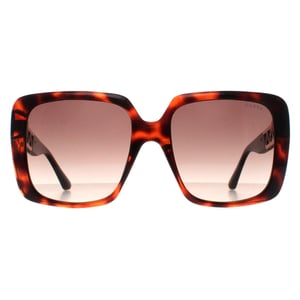 Guess Square Vrouw Donker Havana Bruin Kleurverloop GU7689