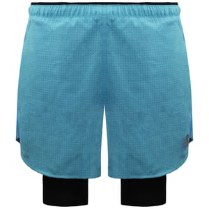 New Balance Q Speed 5inch Mens Blue 2in1 Shorts