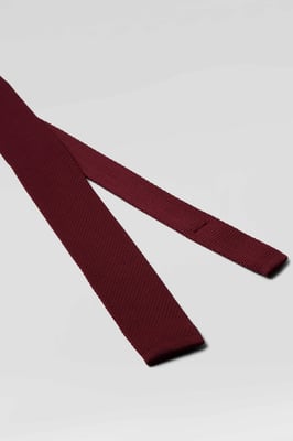 Jagger Burgundy Knitted Tie