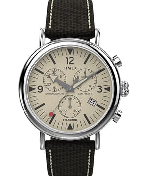 Timex Standard Chrono Heren Horloge Bruin TW2V43800