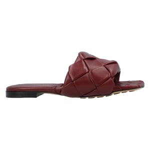 Bottega Veneta Lido Platte Sandalen rood