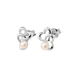 Orphelia 'Lili' Dames 925 Sterling Zilveren Set: Ketting-Pendant + Oorbellen - Zilver SET-7513