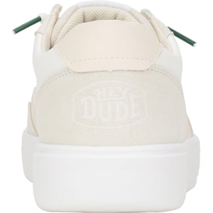 HEYDUDE Hudson Classic Suede Heren Licht Beige/Wit Sportschoenen