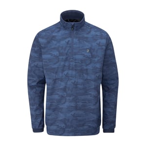 Farah Heren Parker Camouflage Douchebestendige Jas (Regatta Blauw)