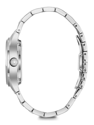 Bulova Automatic Ladies dameshorloge Zilverkleurig 96P181