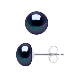 Oorbellen Echte Gecultiveerde Zoetwaterparels Knop 7-8 mm