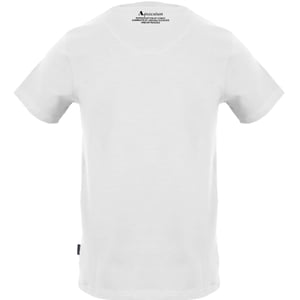 Aquascutum Large Shield Aldis Logo White T-Shirt