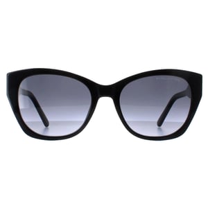 Marc Jacobs Cat Eye Damögon Glänsande Svart Mörkgrå Gradient MARC 732/S