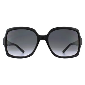 Jimmy Choo Square Womens Black Dark Grey Gradient Sunglasses