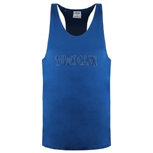Gymshark Outline Logo Heren Teal Tank Top