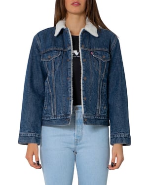 Levi's Dames Spijkerjack in Blauw