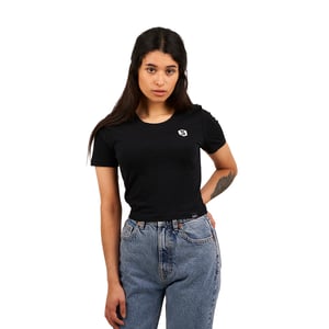 Kortärmad Basic T-shirt med rund hals BY042 kvinna