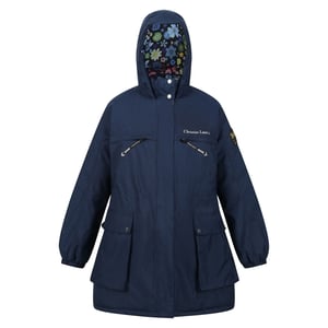 Regatta Christian Lacroix Cailar Logo Longline Vattentät Jacka för Kvinnor/Damer (Marinblå marl)