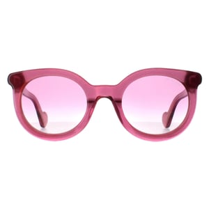 Moncler Round Womens Shiny Transparent Fuxia Pink Gradient ML0015