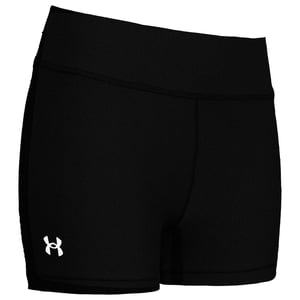 Under Armour HeatGear Mid-Rise Dam Svart Shorts