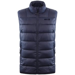 Nicce Skyline Mens Light Blue Gilet