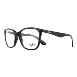 Ray-Ban Square Shiny Black Unisex Women Glasses Frames