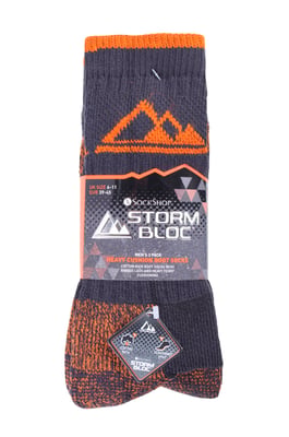 3 Pairs Mens Heavy Cushioned Breathable Outdoor Cotton Hiking Socks