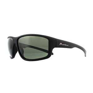 Montana Zonnebril SP313A Zwart Rubber Groen G15 Gepolariseerd