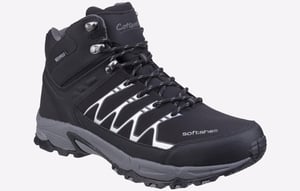 Cotswold Abbeydale Mid Heren Zwart/Grijze Wandelschoenen