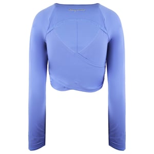 Gymshark Whitney Simmons Womens Blauwe Gewatteerde Top