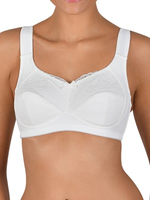 Naturana Wireless Lace Mastectomy Bra - Ecru