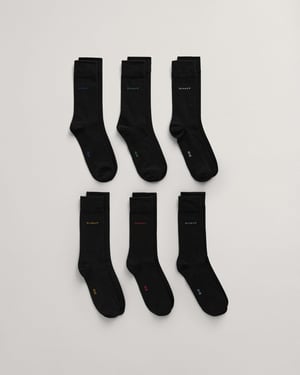 Gant 6 Pack Men's Soft Cotton Socks