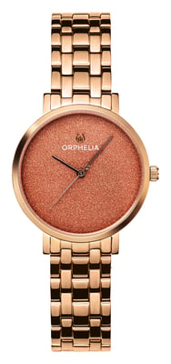 Orphelia Stardust dameshorloge Rosékleurig OR12811