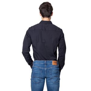 Tommy Jeans Skjortor Slim Fit Stretch Svart