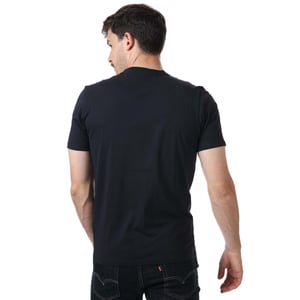 C.P. Company T-shirt met kaderlogo midden op de borst voor heren, marineblauw